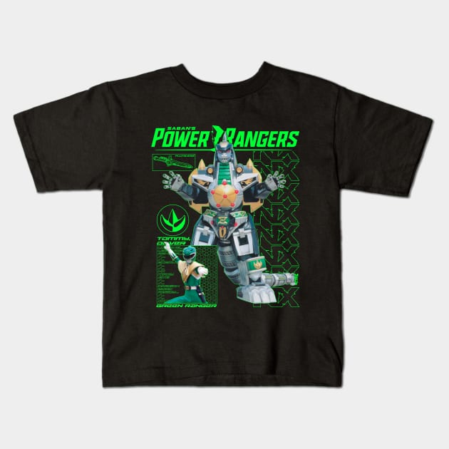 Dragonzord Kids T-Shirt by NxMercy